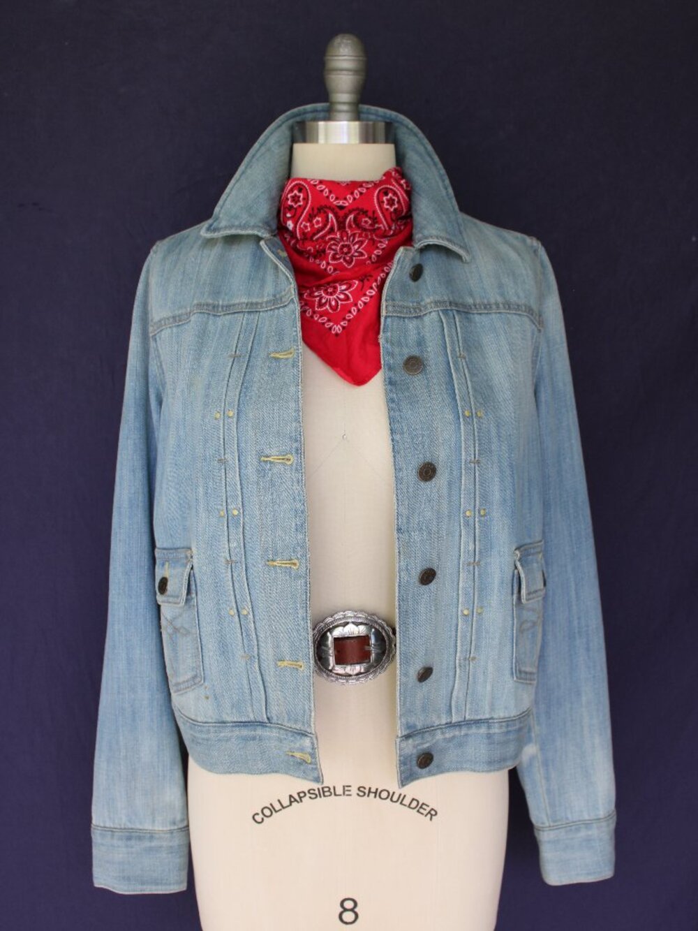 Lauren Jeans co. Ralph Lauren POLO RRL Denim Icon Trucker Jacket vintage western